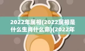 2022年属相(2022属相是什么生肖什么命)(2022年属相是什么命)