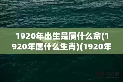 1920年出生是属什么命(1920年属什么生肖)(1920年出生是属什么命) 1920年出生是属什么命(1920年属什么生肖)(1920年出生是属什么命)