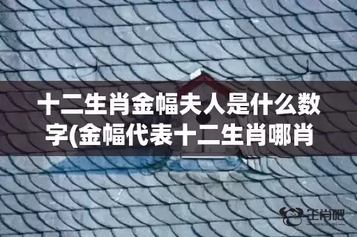 十二生肖金幅夫人是什么数字(金幅代表十二生肖哪肖)(十二生肖金幅夫人是谁)