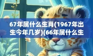 67年属什么生肖(1967年出生今年几岁)(66年属什么生肖)