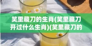 笑里藏刀的生肖(笑里藏刀开过什么生肖)(笑里藏刀的生肖动物是什么)