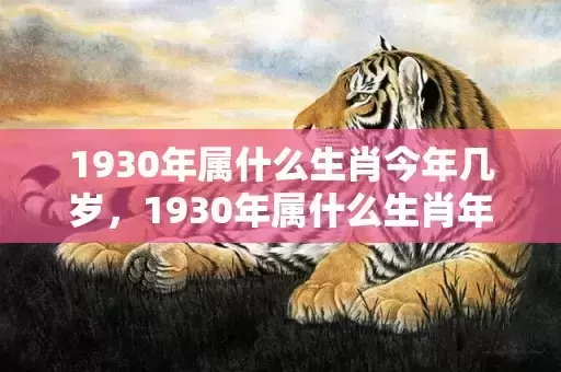 1930年属什么生肖今年几岁，1930年属什么生肖年