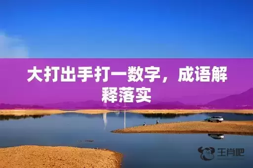 大打出手打一数字，成语解释落实