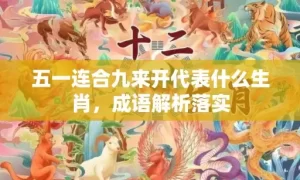 五一连合九来开代表什么生肖，成语解析落实