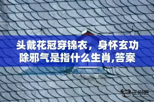 头戴花冠穿锦衣,身怀玄功除邪气是指什么生肖,答案曝光落实 头戴花冠穿锦衣,身怀玄功除邪气是指什么生肖,答案曝光落实