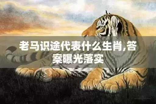 老马识途代表什么生肖,答案曝光落实