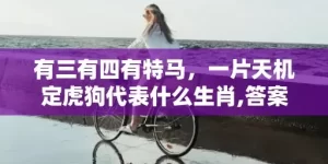 有三有四有特马，一片天机定虎狗代表什么生肖,答案曝光落实