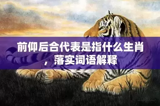 前仰后合代表是指什么生肖,落实词语解释 前仰后合代表是指什么生肖,落实词语解释