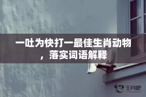 一吐为快打一最佳生肖动物,落实词语解释 一吐为快打一最佳生肖动物,落实词语解释
