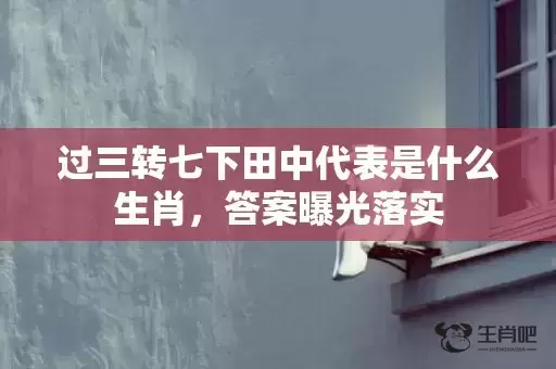 过三转七下田中代表是什么生肖，答案曝光落实