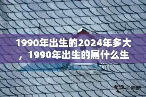 1990年出生的2024年多大，1990年出生的属什么生肖