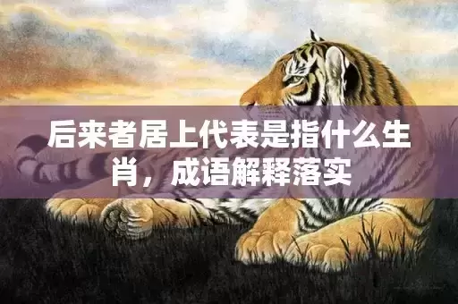 后来者居上代表是指什么生肖，成语解释落实