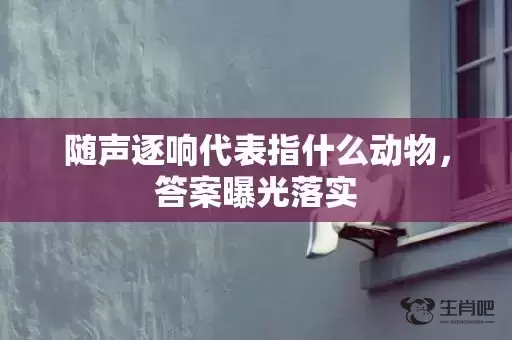 随声逐响代表指什么动物，答案曝光落实