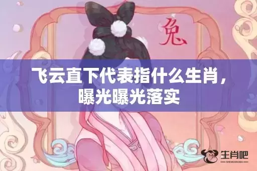 飞云直下代表指什么生肖，曝光曝光落实