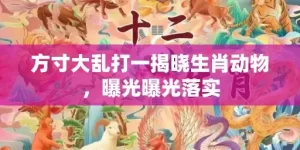 方寸大乱打一揭晓生肖动物，曝光曝光落实