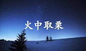 火中取栗