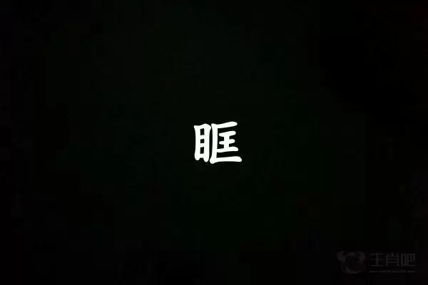 眶字是什么生肖（眶字打一生肖）插图