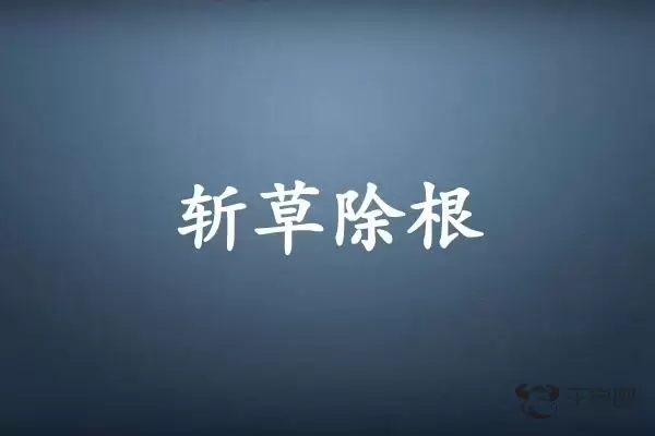 斩草除根是什么生肖插图