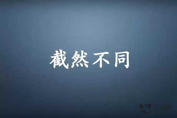 截然不同是什么生肖插图