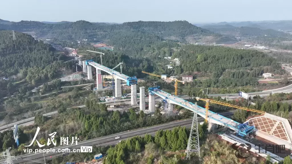 江家山西河特大桥连续梁施工完成插图