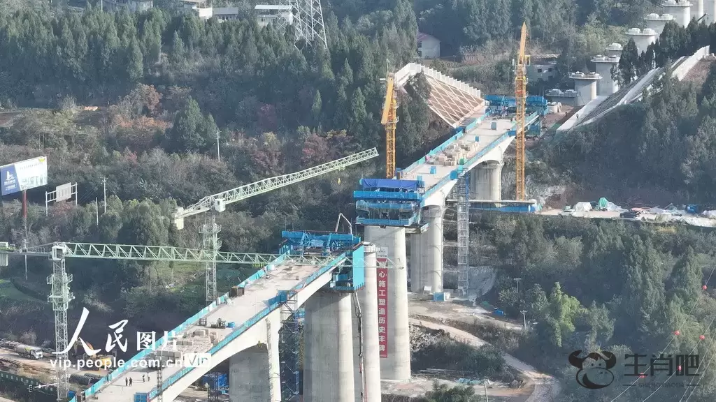 江家山西河特大桥连续梁施工完成插图4