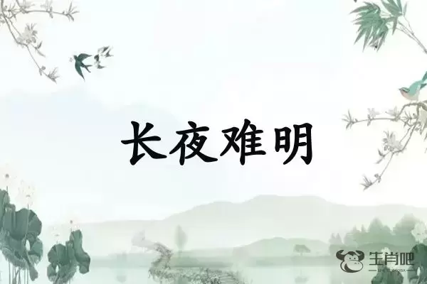 长夜难明是什么生肖插图