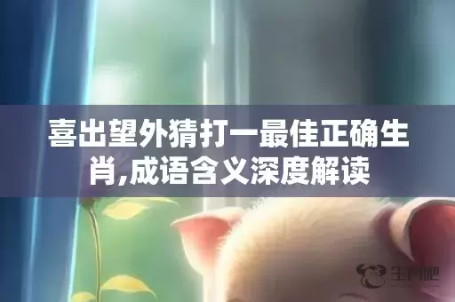 喜出望外猜打一最佳正确生肖,成语含义深度解读插图