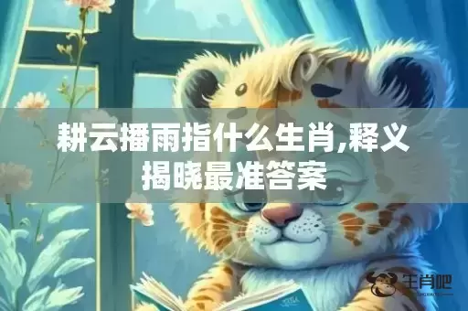 耕云播雨指什么生肖,释义揭晓最准答案插图