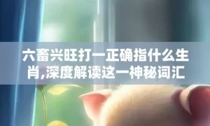 六畜兴旺打一正确指什么生肖,深度解读这一神秘词汇
