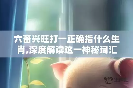 六畜兴旺打一正确指什么生肖,深度解读这一神秘词汇插图