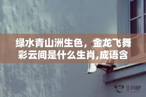 绿水青山洲生色，金龙飞舞彩云间是什么生肖,成语含义深度解读插图