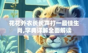 花花外衣长长声打一最佳生肖,字典详解全面解读