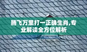 腾飞万里打一正确生肖,专业解读全方位解析缩略图 腾飞万里打一正确生肖,专业解读全方位解析