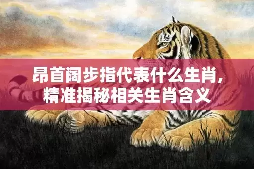 昂首阔步指代表什么生肖,精准揭秘相关生肖含义插图