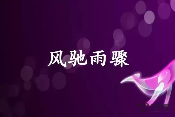 风驰雨骤