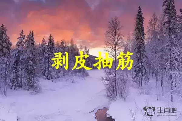 剥皮抽筋