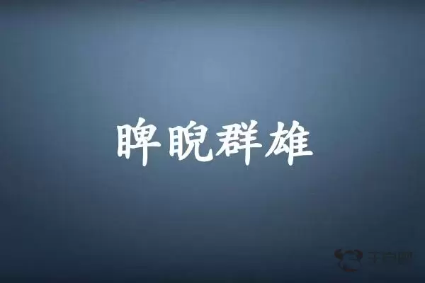 睥睨群雄